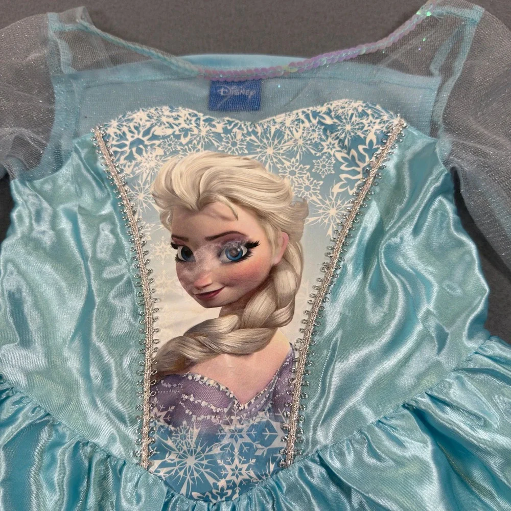 Disney Princess Dress Up Costume Bundle Belle Rapunzel Elsa Anna Girls 3-4